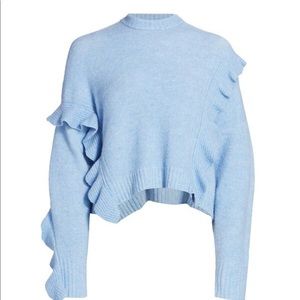 3.1 PHILLIP LIM Cropped Ruffed sweater
